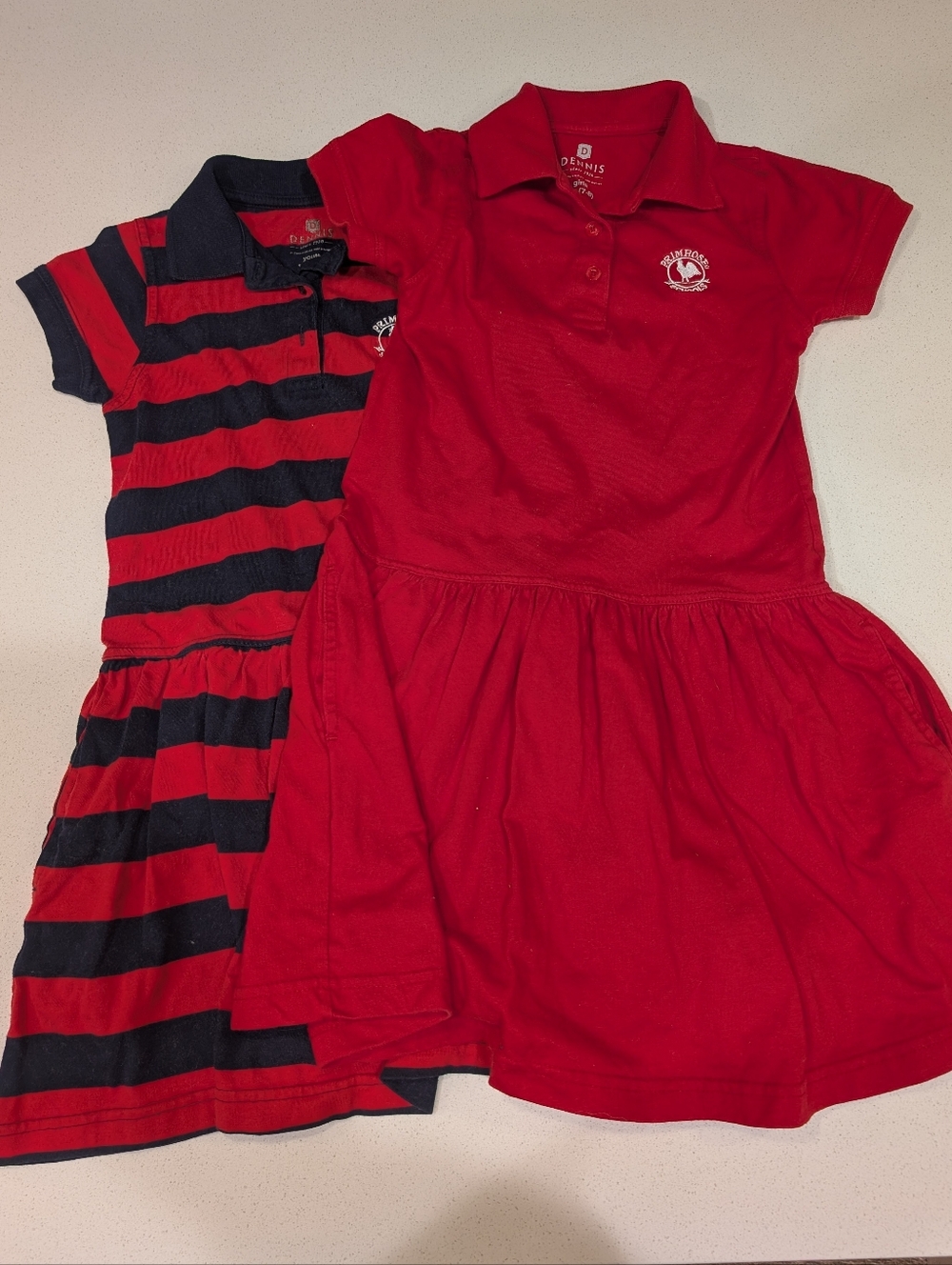 Primrose Uniform Girl's Bundle Of 2 Polo Dresses